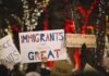 people protesting with posters